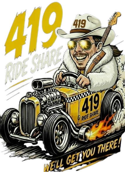 419 Rideshare logo